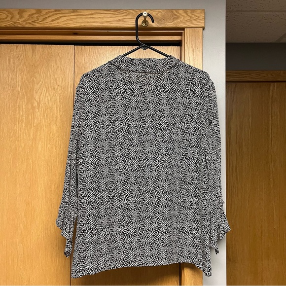 Chico’s Design 100% Silk Blouse Vintage Size Large - Picture 6 of 6